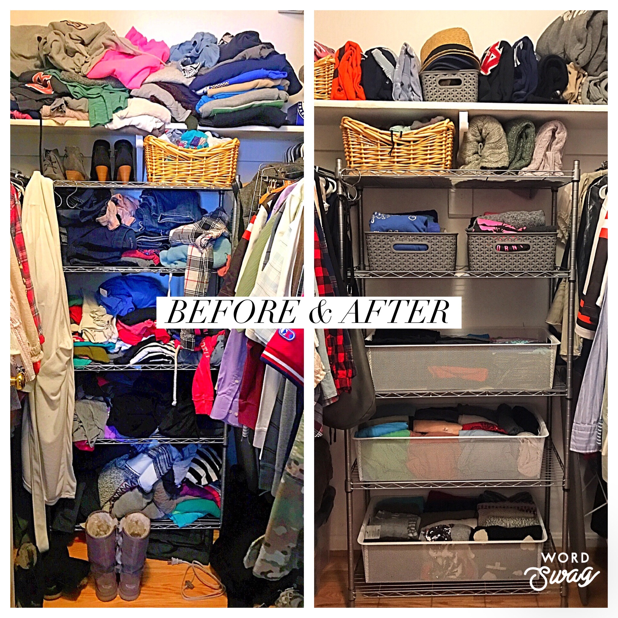 Closet Makeover with Marie Kondo, KonMari Method